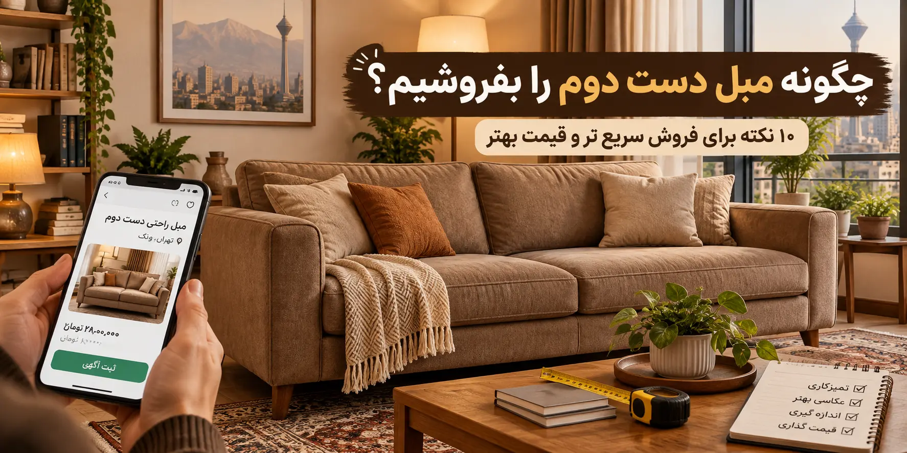 فروش مبل دست دوم
